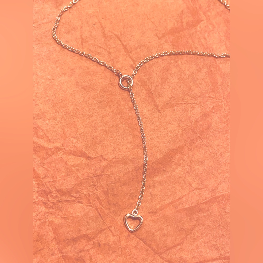 Heart dangle necklace